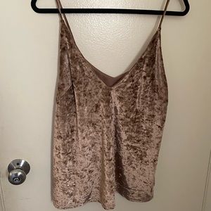 Mauve Velvet Cami